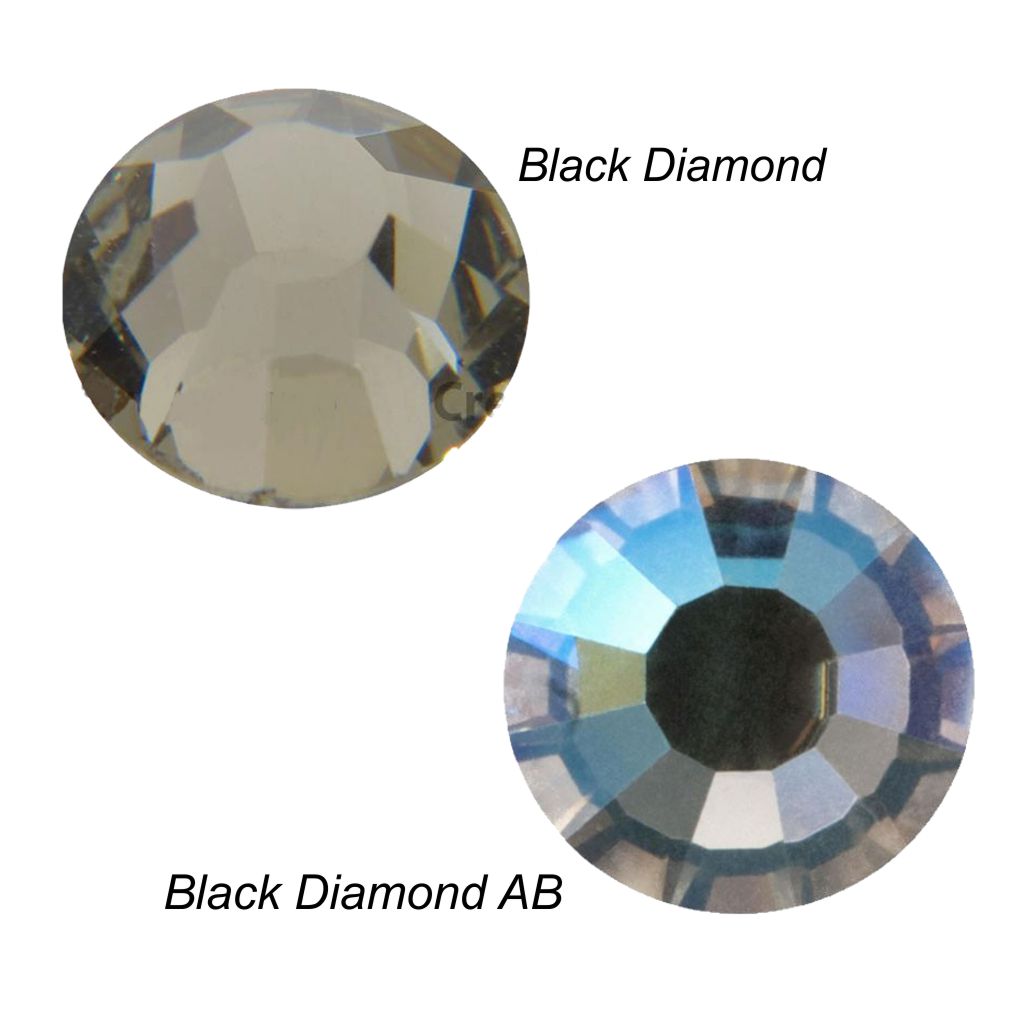 Preciosa Rhinestones Non Hotfix Black Diamond AB